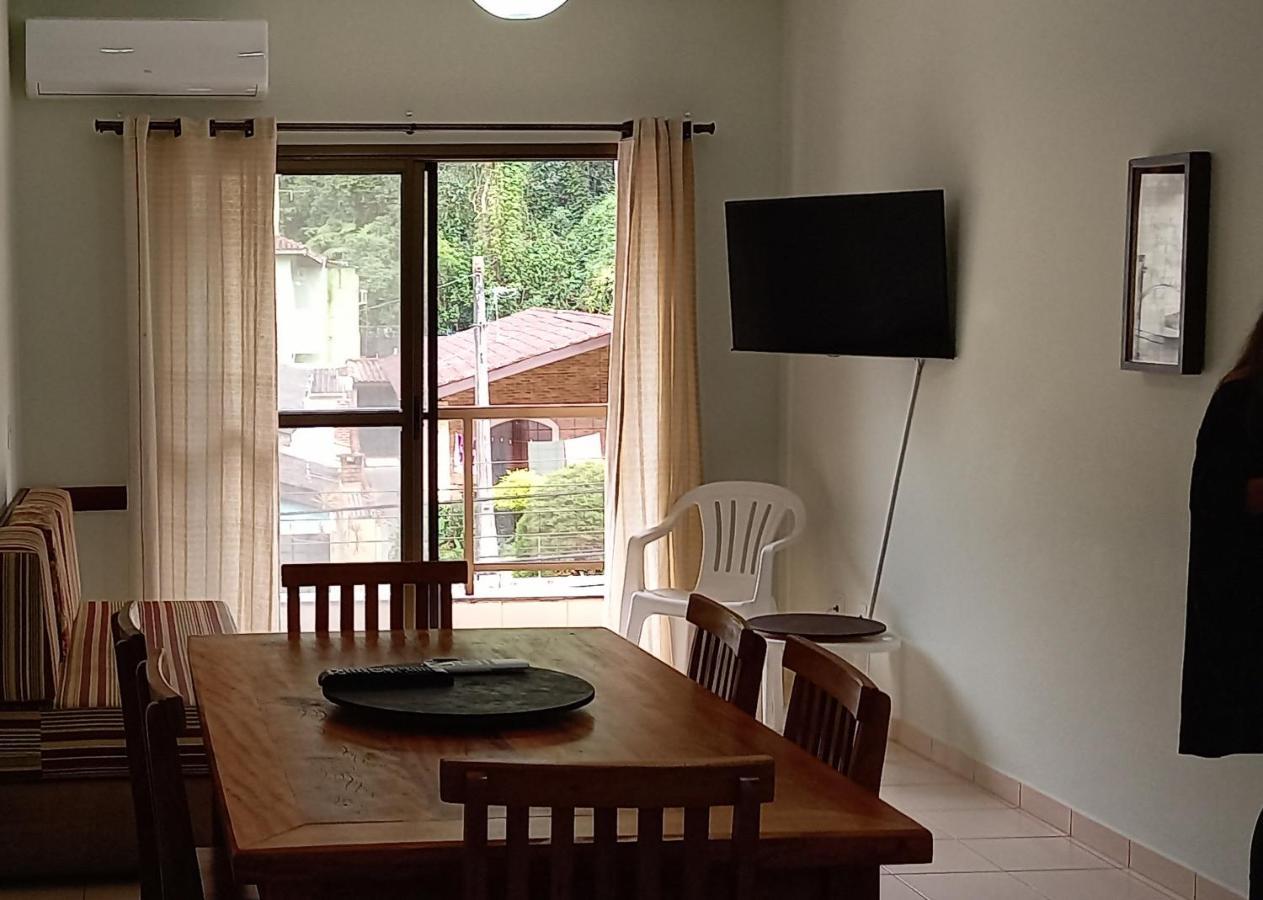 Apartamento Climatizado A 150 Metros Da Praia Ubatuba Kültér fotó